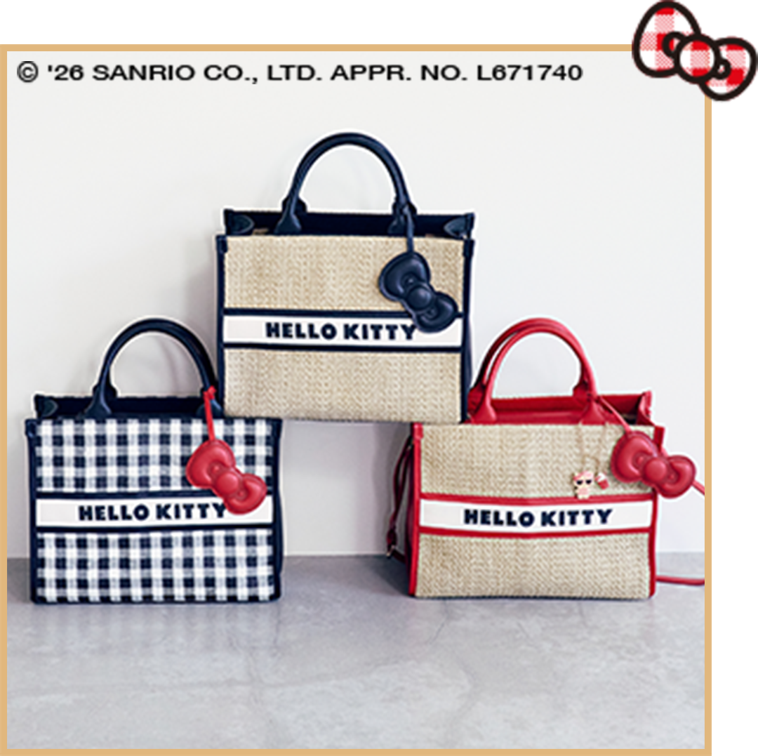 Tote Bag with Ribbon Charm